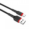 Кабель ColorWay USB - USB Type-C (M/M), 2.4 А, 1 м, Black (CW-CBUC064-BK)