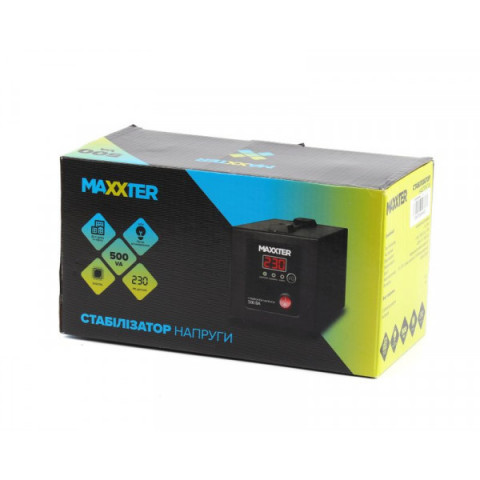 Автоматичний регулятор напруги Maxxter MX-AVR-E500-01