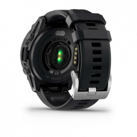 Смарт-годинник Garmin Descent G2 Black with Black Silicone (010-02986-13)