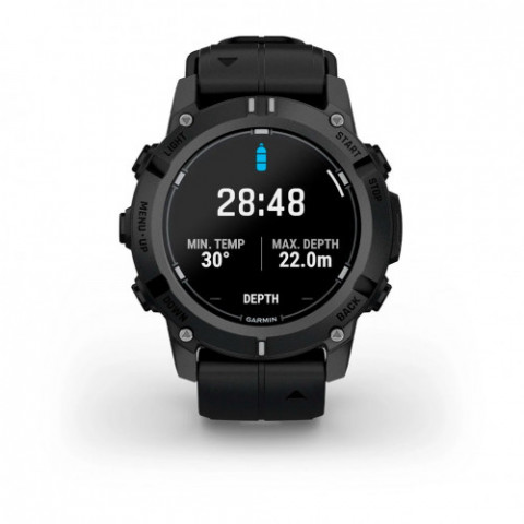 Смарт-годинник Garmin Descent G2 Black with Black Silicone (010-02986-13)