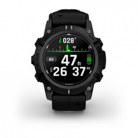 Смарт-годинник Garmin Descent G2 Black with Black Silicone (010-02986-13)