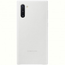 Чохол-накладка Samsung Leather Cover для Samsung Galaxy Note10 SM-N970 White (EF-VN970LWEGRU)