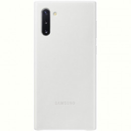 Чохол-накладка Samsung Leather Cover для Samsung Galaxy Note10 SM-N970 White (EF-VN970LWEGRU)