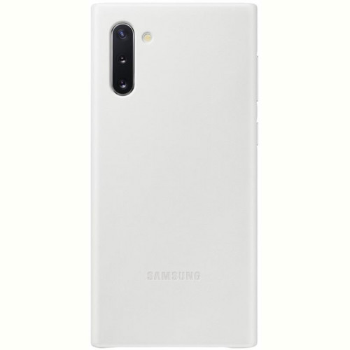 Чохол-накладка Samsung Leather Cover для Samsung Galaxy Note10 SM-N970 White (EF-VN970LWEGRU)