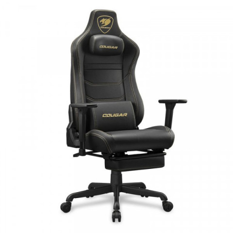 Крісло ігрове ARMOR EVO S Gold, чорний