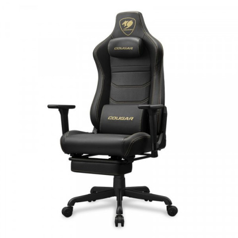 Крісло ігрове ARMOR EVO S Gold, чорний