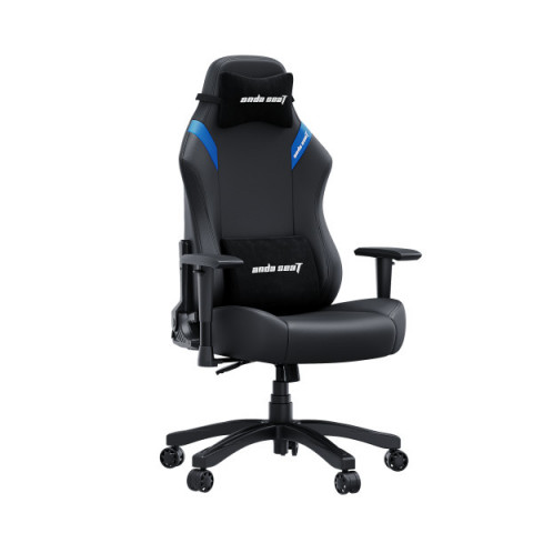 Крісло ігрове Anda Seat Luna Black/Blue Size L (AD18-44-BS-PV) Купити в Україні