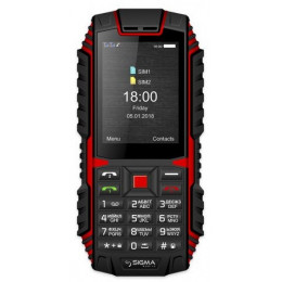 Мобільний телефон Sigma mobile Х-treme DT68 Dual Sim Black/Red (4827798337721)