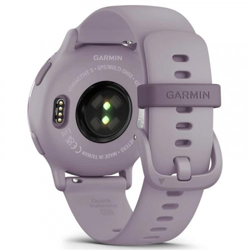 Смарт-годинник Garmin Vivoactive 5 Metallic Orchid Aluminum Bezel with Orchid Case and Silicone Band (010-02862-53)