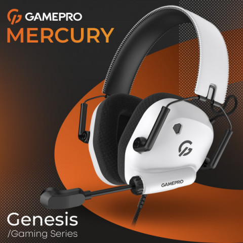 Дротова гарнітура Gamepro Genesis Mercury (HS120W) Купити в Україні