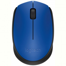 Мишка бездротова Logitech M171 (910-004640) Blue/Black USB