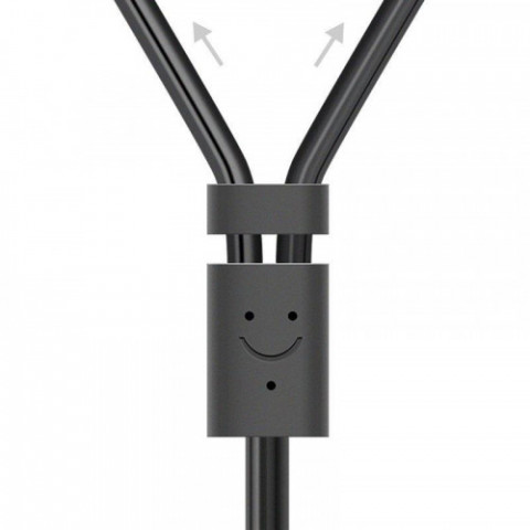 Кабель Ugreen AV102 AUX 3.5 мм TRS - RCAx2, 0.25 м, Black (10561)
