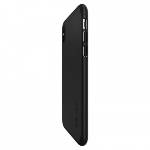 Чохол-накладка Spigen Thin Fit 360 для Apple iPhone XS Max Black (065CS24846) + скло