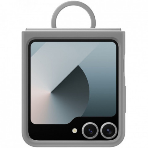 Чохол-накладка Samsung Silicone Cover with Ring для Samsung Galaxy Flip 6 Gray (EF-PF741TJEGUA)