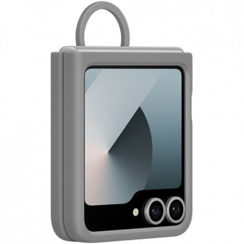 Чохол-накладка Samsung Silicone Cover with Ring для Samsung Galaxy Flip 6 Gray (EF-PF741TJEGUA)