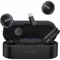 Бездротовий мікрофон BOYA LINK 3-02 Type-C/TRS Black