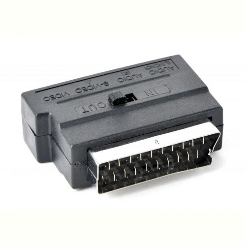 Адаптер Cablexpert (CCV-4415) SCART-S-Video/3xRCA, Black