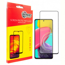Захисне скло Dengos для Samsung Galaxy M53 5G SM-M536 Black Full Glue (TGFG-214)