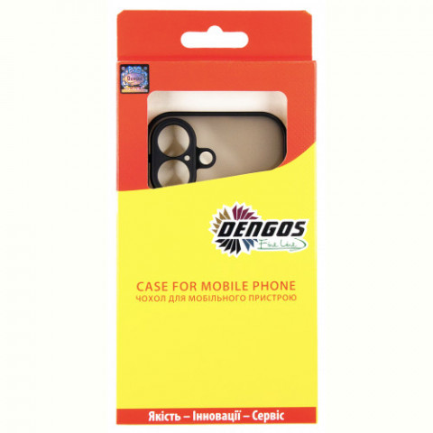 Чохол-накладка Dengos Matt для iPhone 17 Black (DG-TPU-MATT-170)