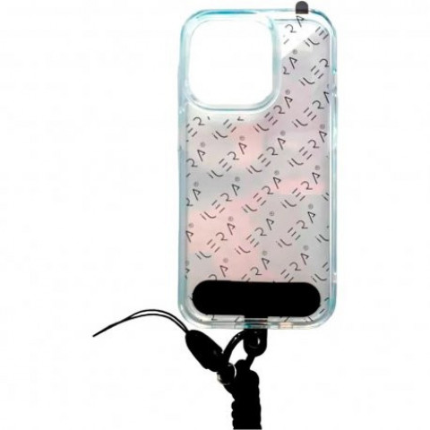 Чохол iLera для iPhone 14 Pro Max Go Ice Case with Hand stripe + Glass (iLGoHnd14PrMx)