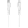 Кабель Lightning Canyon USB Type-C/Apple Lightning White 1.2m (CNS-MFIC4W)