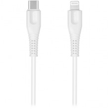 Кабель Lightning Canyon USB Type-C/Apple Lightning White 1.2m (CNS-MFIC4W)
