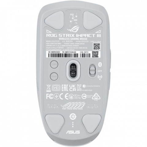 Миша бездротова Asus ROG Strix Impact III White (90MP03D0-BMUA10)