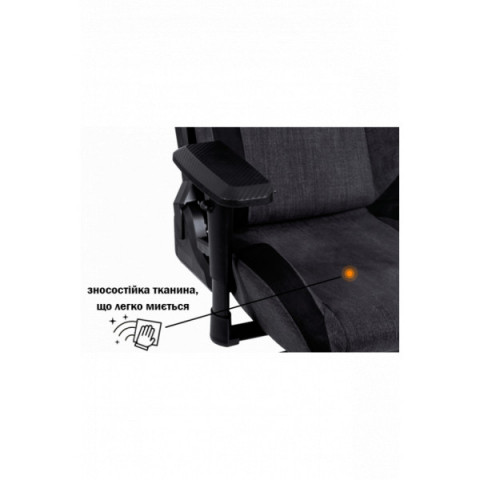 Геймерське крісло GT Racer X-8005 Dark Gray/Black Suede