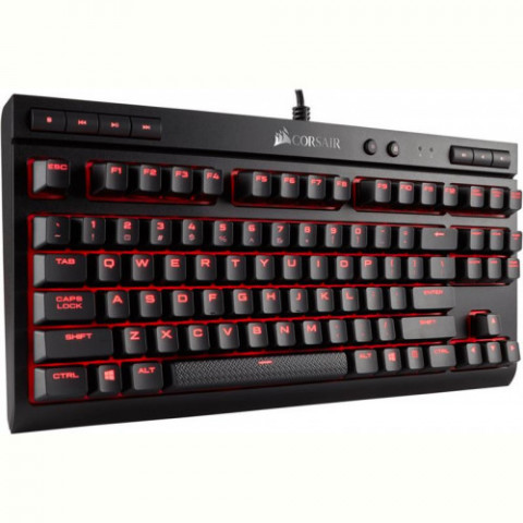 Клавіатура Corsair K63 Cherry MX Red Black (CH-9115020-RU)