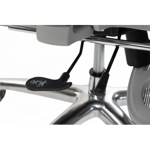Офісне крісло GT Racer B-816 White/Gray (Massage)