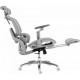 Офісне крісло GT Racer B-816 White/Gray (Massage)