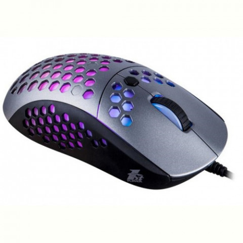 Миша 1stPlayer M6 RGB Black/Silver USB