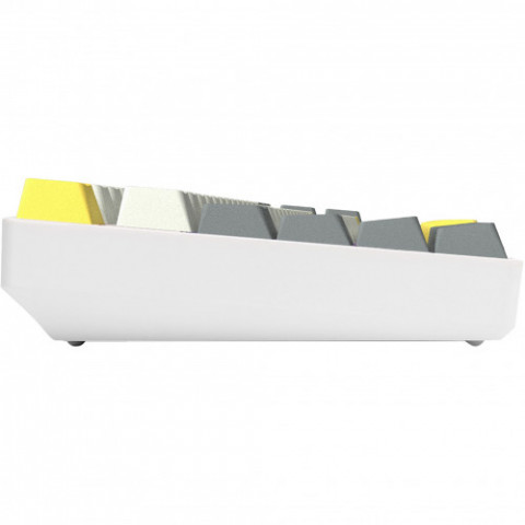 Клавіатура бездротова Epomaker EP84 Plus 75% Wisteria Linear Switch Hot-Swap (2.4G/BT/USB) RGB UA White (EP84-W-WL)
