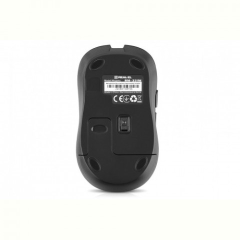 Миша бездротова REAL-EL RM-331W Black