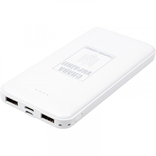 Універсальна мобільна батарея PowerPlant TPB21 10000mAh White (PB930296)