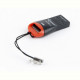 Кардрідер USB2.0 Gembird FD2-MSD-3 Black