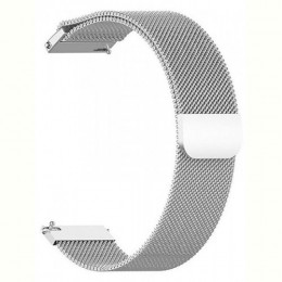 Ремінець BeCover Milanese Style для Samsung Galaxy Watch 4 Classic 42 (22mm)/46mm/Watch 46mm/Watch 3 45mm/Gear S3 Classic/Gear S3 Frontier Silver (707787)