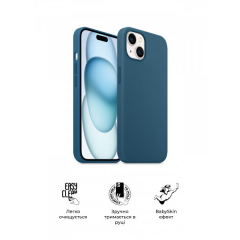 Чохол ArmorStandart ICON2 Case для Apple iPhone 15 Plus Storm Blue (ARM70514)
