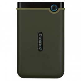 Накопичувач зовнiшнiй HDD 2.5" USB 2.0TB Transcend StoreJet 25M3 Military Green Slim (TS2TSJ25M3G)