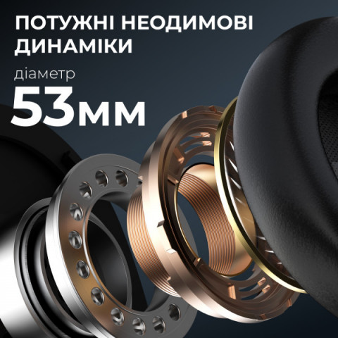 Дротова ігрова гарнітура Ajazz AHW10 Black (AHW10-B) Купити в Україні