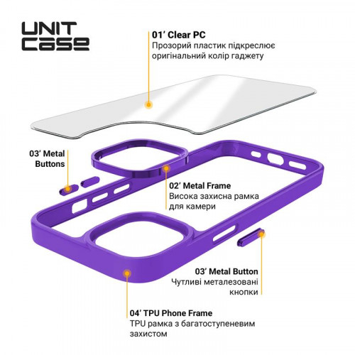 Чохол-накладка Armorstandart Unit для Apple iPhone 11 Lavender (ARM62503)