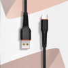 Кабель SkyDolphin S54T Soft USB - USB Type-C (M/M), 1 м, Black (SDUSB-000430)