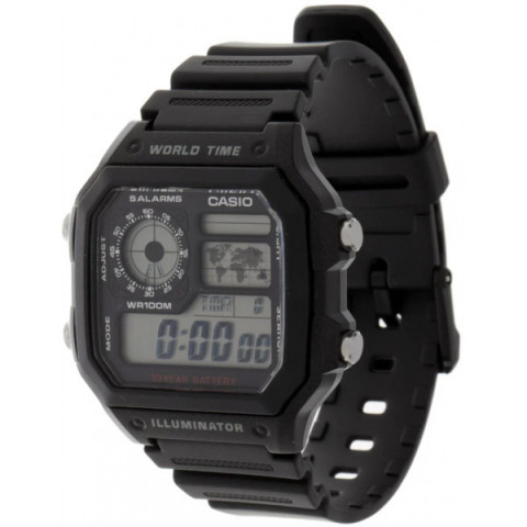 Чоловічий годинник Casio AE-1200WH-1AVEF
