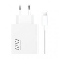 Зарядний пристрій Xiaomi 67W HyperCharge Combo White Type-C cable (BHR9465EU)