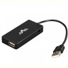 Концентратор USB 2.0 Frime 4хUSB2.0 Black (FH-20030)