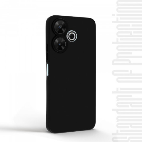 Чохол ArmorStandart Matte Slim Fit для Xiaomi Redmi 13 4G / Poco M6 4G Camera cover Black (ARM78261)