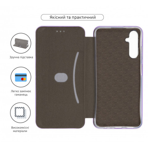 Чохол-книжка ArmorStandart G-Case для Samsung A05s (A057) Lilac (ARM72619)