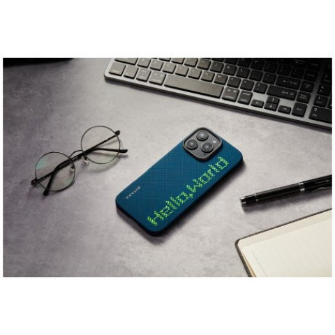 Чохол Pitaka Tactile Woven Case для iPhone 16 Pro Hello World (KI1602HWT)