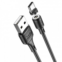 Кабель Hoco X52 USB - USB Type-C, 1 м, магнітний, Black (X52CB)