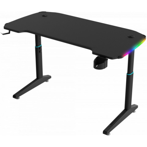 Геймерський комп'ютерний стіл GT Racer T-1221 (120x60x71-79) Black